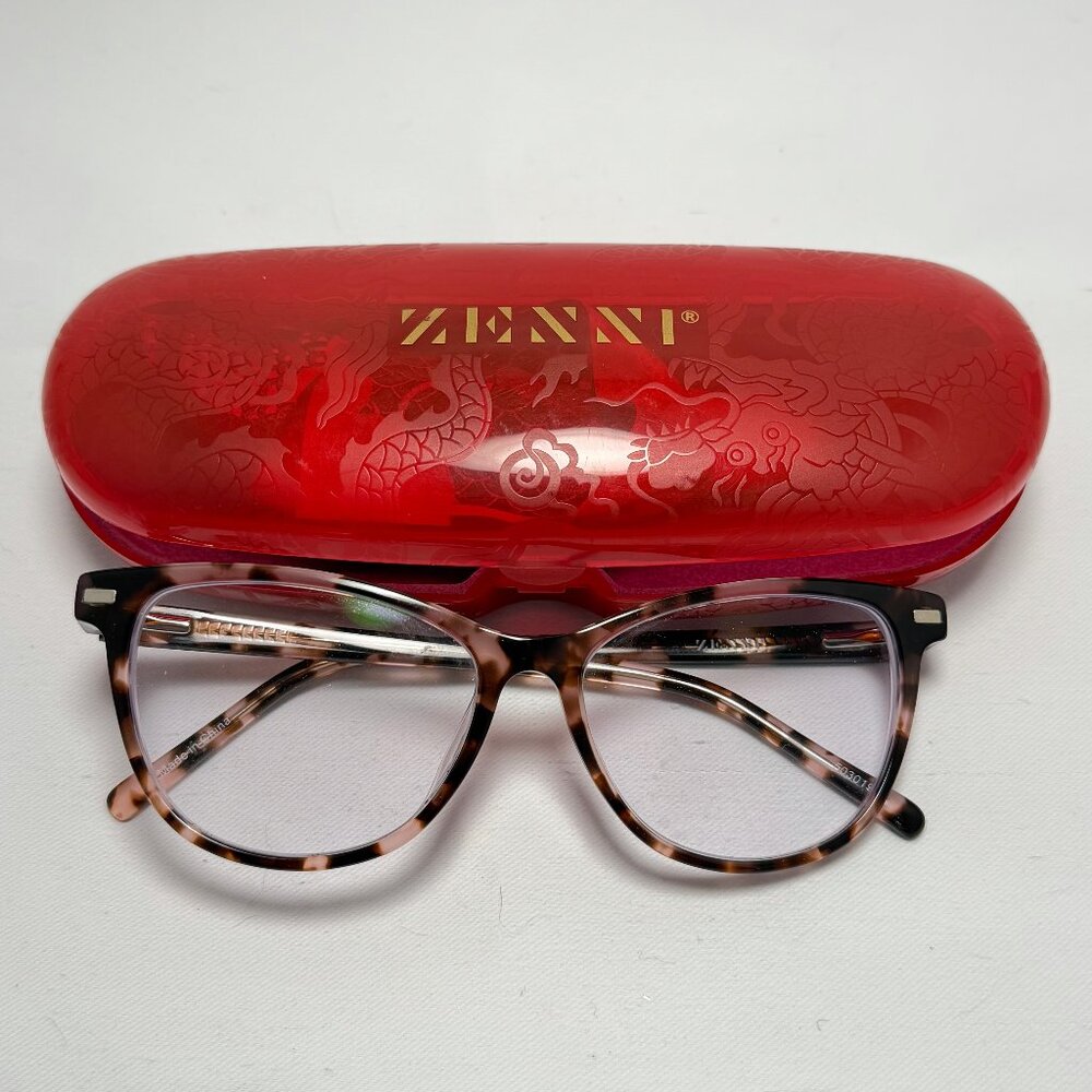 BOGO - Zenni Round Tortoise Eyeglasses – Frames Only